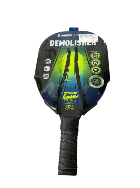 Vist Large View of Product Image Which is Used Franklin DEMOLISHER Pickleball Racquet Green