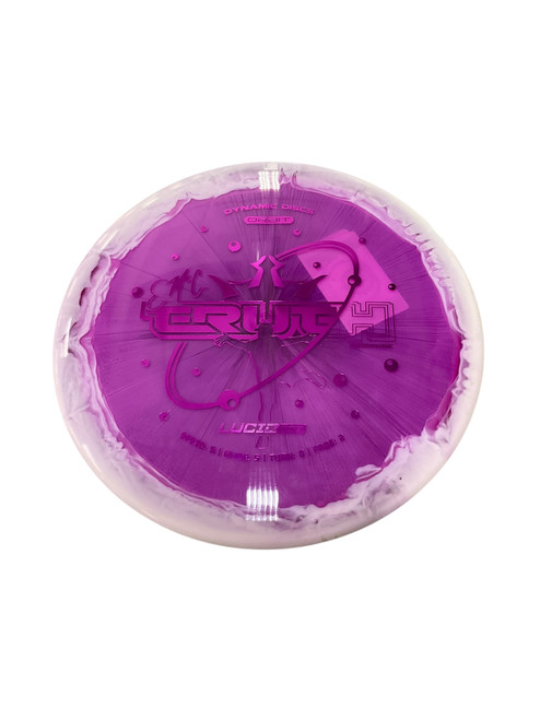 Vist Large View of Product Image Which is Used Dynamic Discs TRUTH Disc Golf Mid Range Purple