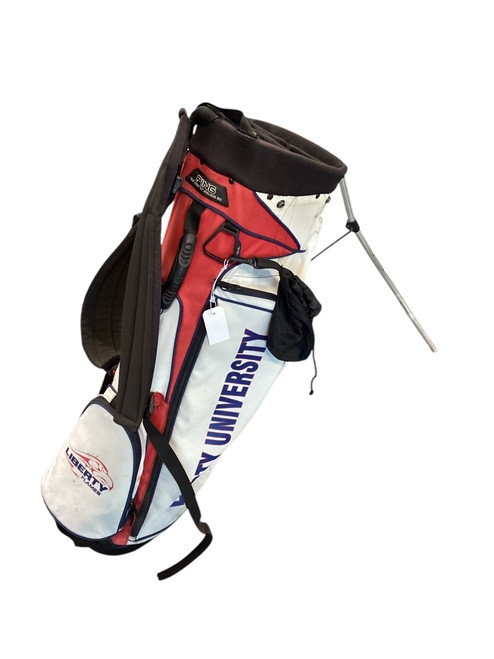 Vist Large View of Product Image Which is Used Ping LU 5 WAY DIVIDE Mens Stand Bag White