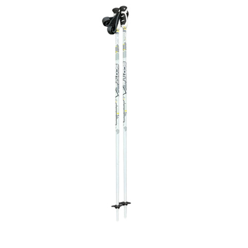 Vist Large View of Product Image Which is Used Scott SERIES 4 SKI POLES Mens DH Ski Pole White 105 cm / 42 in