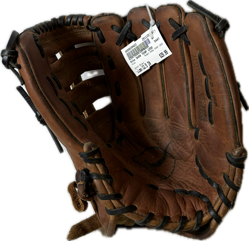 Vist Large View of Product Image Which is Used Nike SHOW TEAM 1250 BB/SB Glove RH Throw Brown 12 1/2"