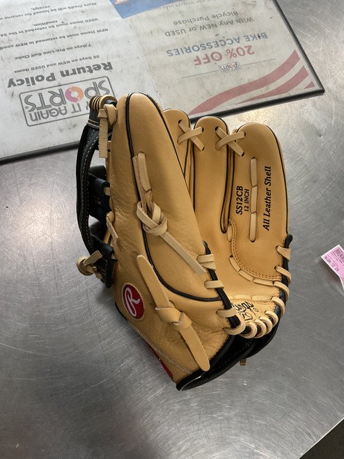 Vist Large View of Product Image Which is Used Rawlings SELECT SERIES SS12CB BB/SB Glove RH Throw Brown 12"