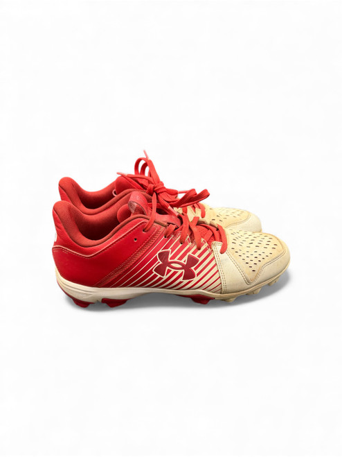 Vist Large View of Product Image Which is Used Under Armour - BB/SB Cleats Red Senior 10