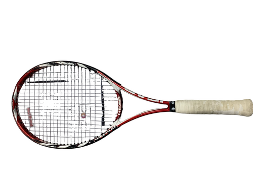 Vist Large View of Product Image Which is Used Head MID PLUS PRESTIGE Adult Tennis Racquet Red 4 1/2"
