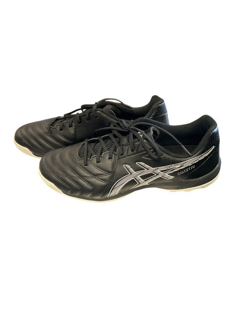 Vist Large View of Product Image Which is Used Asics Calcetto Soccer Turf Shoes Black Senior 10