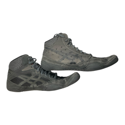 Vist Large View of Product Image Which is Used Asics Wrestling Shoes Black Senior 7