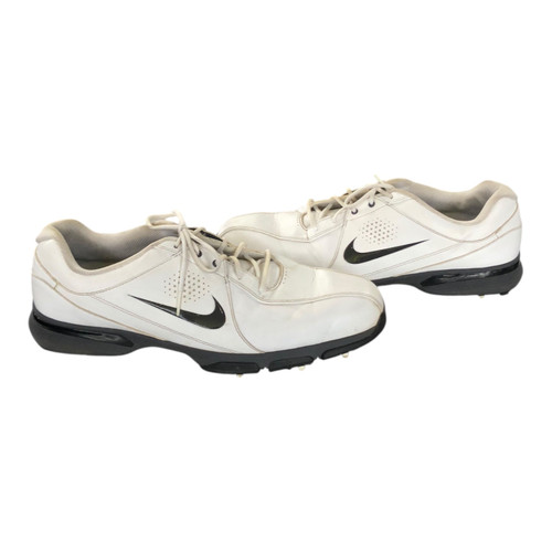Vist Large View of Product Image Which is Used Nike Mens Golf Shoes White Senior 13