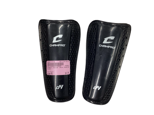 Vist Large View of Product Image Which is Used Champro Soccer Shin Guards Adult Black MD