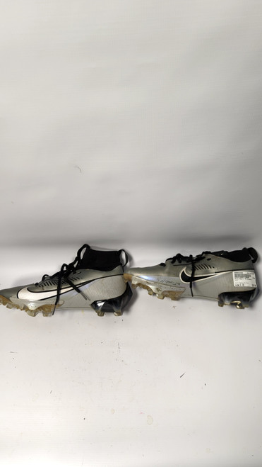 Vist Large View of Product Image Which is Used Nike Adult FB Cleats Black And Grey Senior 10