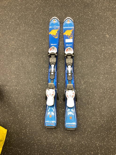 Vist Large View of Product Image Which is Used Blizzard COCHISE Boys DH Ski/Binding Navy Blue 90 cm