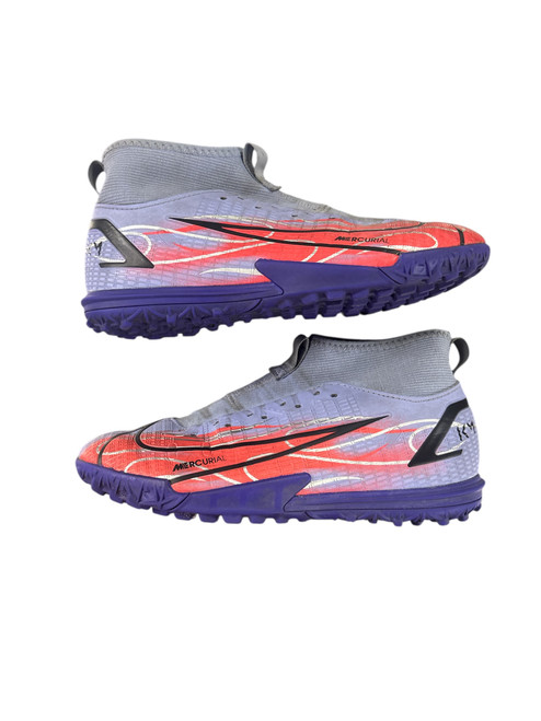 Vist Large View of Product Image Which is Used Nike Soccer Turf Shoes Purple Junior 02