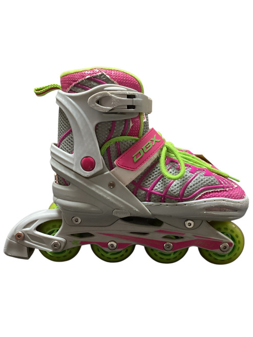 Vist Large View of Product Image Which is Used DBX EQUINOX Junior Rec Fitness Skates Pink Adjustable