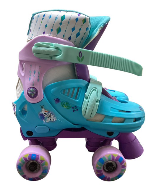 Vist Large View of Product Image Which is Used BRAVO SPORTS FROZEN ADJ. SKATES J10-13 Junior Roller Quad Skates Teal Adjustable