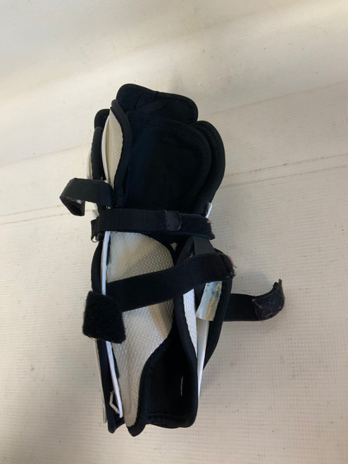 Vist Large View of Product Image Which is Used CCM LTP Youth Shin Guards Black 9"