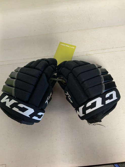 Vist Large View of Product Image Which is Used CCM T4R Youth Gloves Black 10"