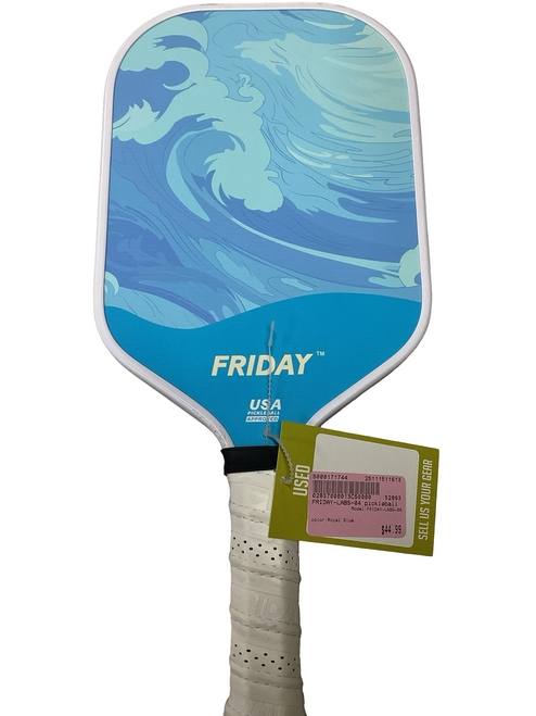 Vist Large View of Product Image Which is Used FRIDAY-LABS-04 Pickleball Racquet Royal Blue