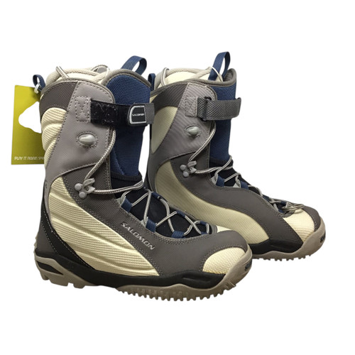 Vist Large View of Product Image Which is Used Salomon IVY Womens Snowboard Boots Grey Senior 8