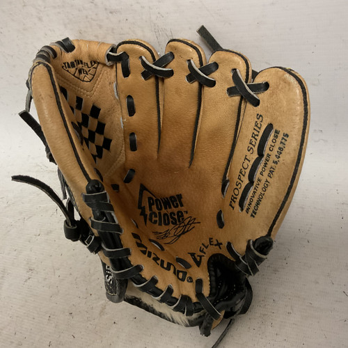 Vist Large View of Product Image Which is Used Mizuno Power Close GPSP 900 Baseball Glove RH Throw Tan 9"