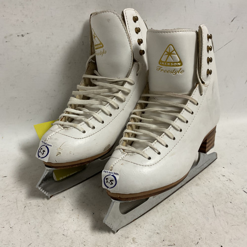Vist Large View of Product Image Which is Used Jackson FREESTYLE 2170 WomensFigure Skate White Senior 5.5