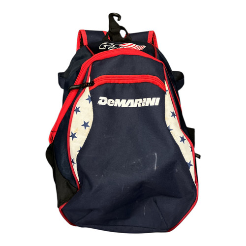 Vist Large View of Product Image Which is Used Demarini BAG BB/SB Player Carry Bag Navy Blue