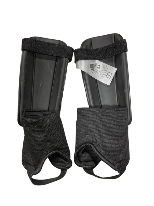 Vist Large View of Product Image Which is Used Adidas Soccer Shin Guards Junior Black MD