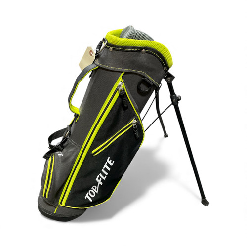 Vist Large View of Product Image Which is Used Top Flite JUNIOR STAND BAG Jr Stand Bag Black And Neon Green