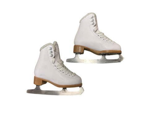 Vist Large View of Product Image Which is Used Jackson SOFT SKATE 380 Girls Figure Skate White Youth 11.0