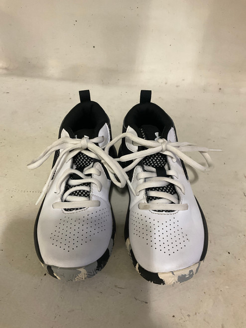 Vist Large View of Product Image Which is Used Under Armour Basketball Shoes Y White Youth 12.0