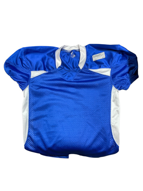 Vist Large View of Product Image Which is Used Champro PRACTICE JERSEY - BLUE FB Top Youth Royal Blue MD