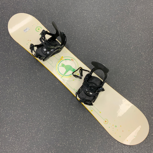 Vist Large View of Product Image Which is Used Salomon Womens Snowboard combo Green 146 cm