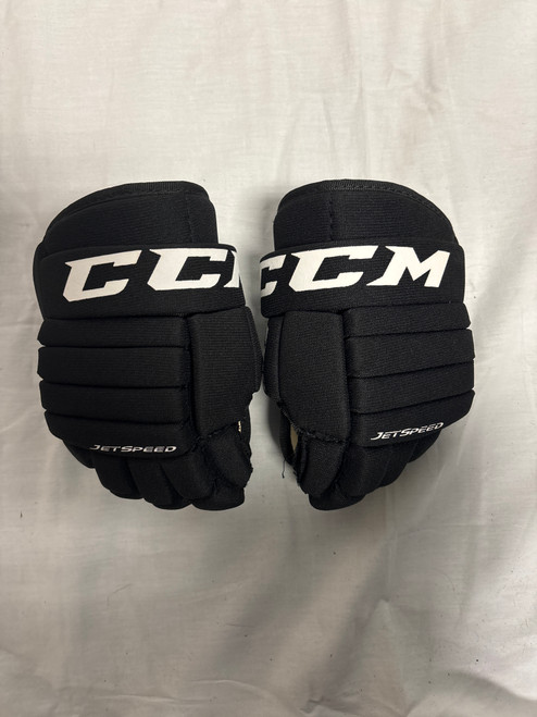 Vist Large View of Product Image Which is Used CCM JETSPEED FT455 Youth Gloves Black 9"