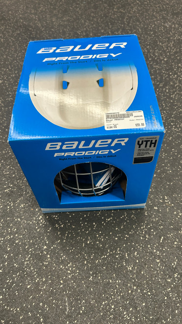 Vist Large View of Product Image Which is Used Bauer PRODIGY Helmet Cage Combo Black One Size