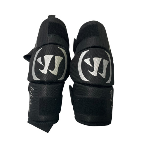Vist Large View of Product Image Which is Used Warrior BURN NEXT ARM PADS Lacrosse Arm Pads/Guards Black L/XL