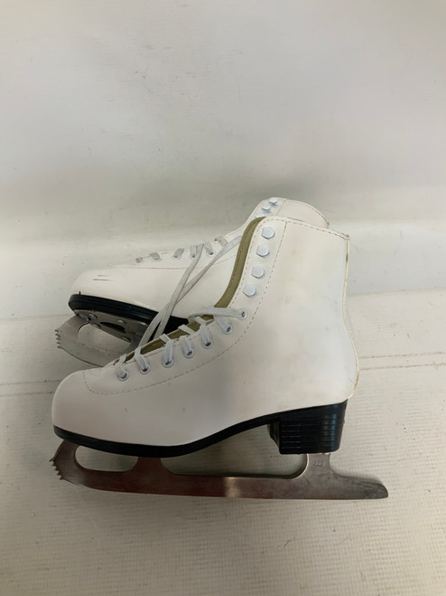 Vist Large View of Product Image Which is Used American Athletic TRICOT LINED WomensFigure Skate White Senior 6