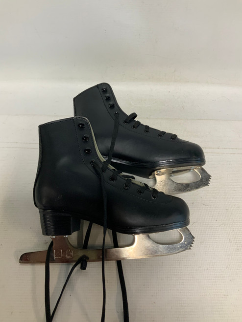 Vist Large View of Product Image Which is Used American Athletic BLACK Boys Figure Skate Black Junior 02