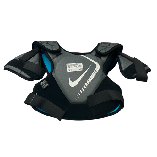 Vist Large View of Product Image Which is Used Nike VAPOR LT Lacrosse Shoulder Pads Grey LG