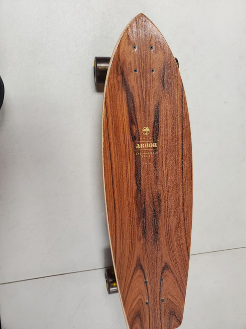 Vist Large View of Product Image Which is Used Arbor GROUNDSWELL RALLY Longboard Black Long