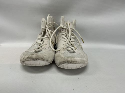 Vist Large View of Product Image Which is Used Rudis Wrestling Shoes White Senior 11.5