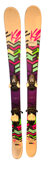 Vist Large View of Product Image Which is Used K2 MISSY 119 cm kids twin tip skis