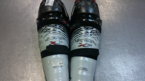 Vist Large View of Product Image Which is Used STX SURGEON Senior Shin Guards White 14"