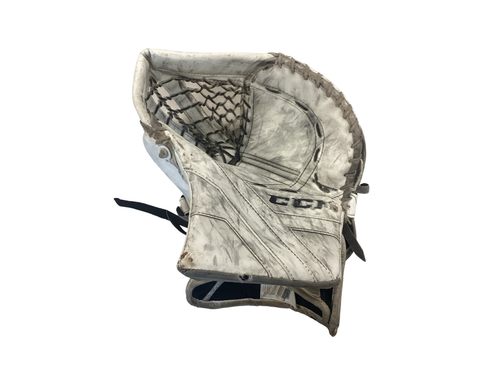Vist Large View of Product Image Which is Used CCM AXIS 1.9 Senior Goalie Catcher White