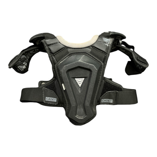Vist Large View of Product Image Which is Used Carerra TRUE CADET SHOULDER PADS Lacrosse Shoulder Pads Black XS