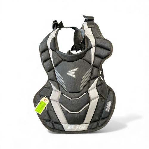 Vist Large View of Product Image Which is Used Easton ELITE X Catchers Chest Protector Black Adult
