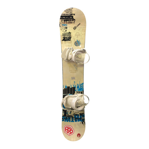 Vist Large View of Product Image Which is Used Ride DH2 Mens Board/Bindings White 156 cm