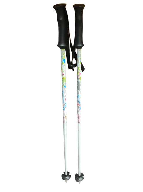 Vist Large View of Product Image Which is Used Tecno Pro SWEETLY Girls DH Ski Pole White 80 cm / 32 in