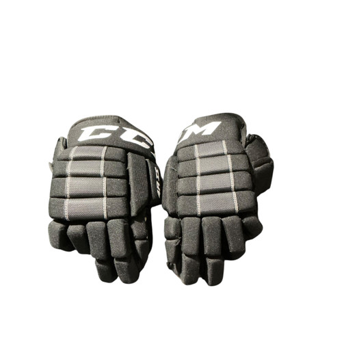 Vist Large View of Product Image Which is Used CCM 4RII Junior Gloves Black 11"