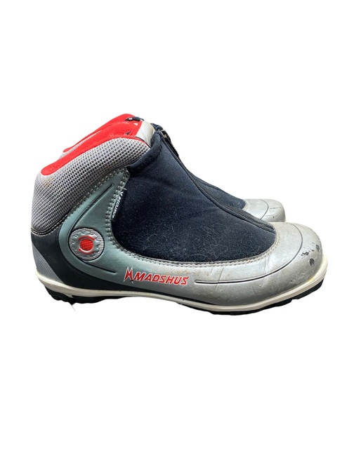 Vist Large View of Product Image Which is Used Boys NNN XC Ski Boots Grey W 06 / JR 04-04.5