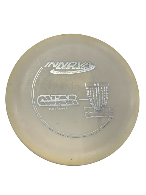 Vist Large View of Product Image Which is Used Innova AVIAR Disc Golf Putter White