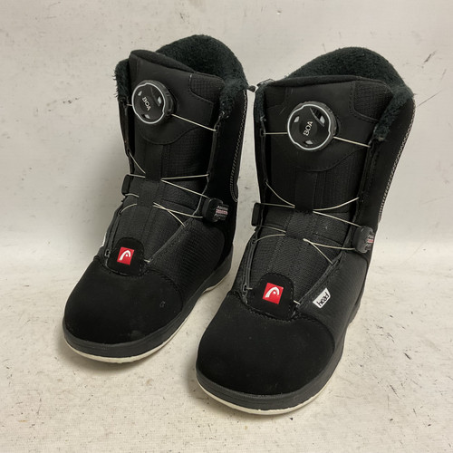 Vist Large View of Product Image Which is Used Head JR BOA Boys Snowboard Boots Black Junior 02