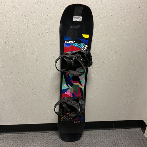 Vist Large View of Product Image Which is Used Salomon GRACE Boys Board/Binding Black 115 cm